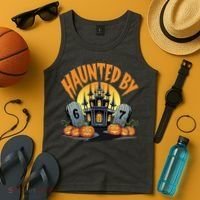 Haunted By 67 Funny Haunted By 6-7 Halloween Tank Top thumb 4