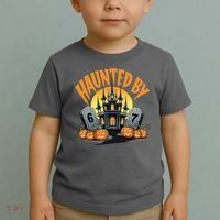 Haunted By 67 Funny Haunted By 6-7 Halloween Toddler T-Shirt thumb 2