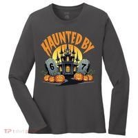 Haunted By 67 Funny Haunted By 6-7 Halloween Women's Long Sleeve Shirt thumb 0