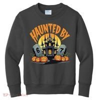 Haunted By 67 Funny Haunted By 6-7 Halloween Kids Sweatshirt thumb 0