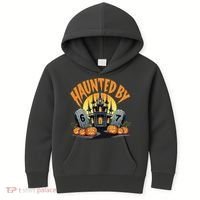 Haunted By 67 Funny Haunted By 6-7 Halloween Kids Hoodie thumb 0