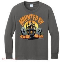 Haunted By 67 Funny Haunted By 6-7 Halloween Kids Long Sleeve Shirt thumb 0