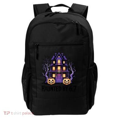 Haunted By 67 Halloween 6-7 Meme Spooky Costume Backpack