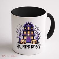 Haunted By 67 Halloween 6-7 Meme Spooky Costume Coffee Mug thumb 1