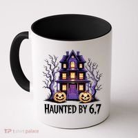 Haunted By 67 Halloween 6-7 Meme Spooky Costume Coffee Mug thumb 0