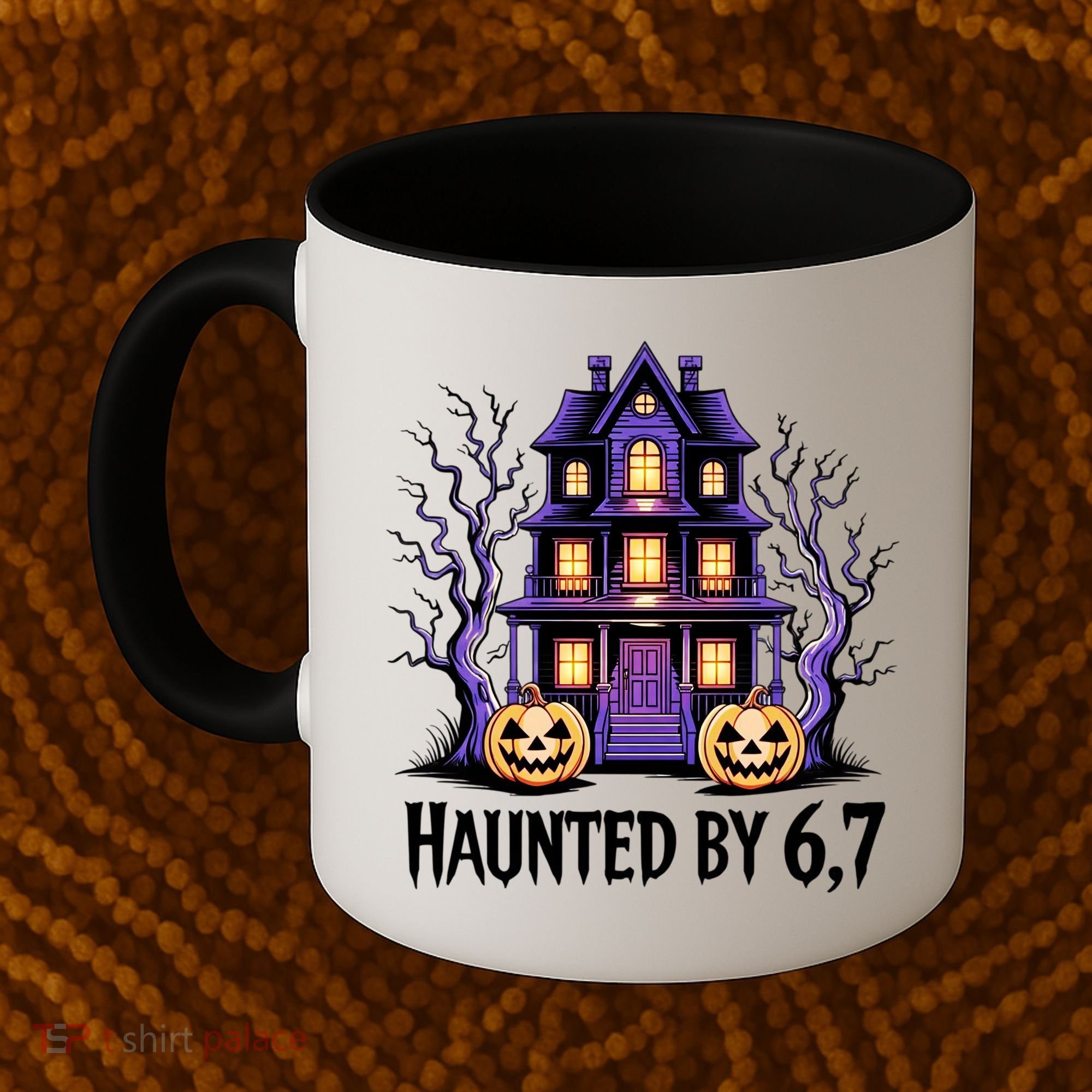 Haunted By 67 Halloween 6-7 Meme Spooky Costume Coffee Mug