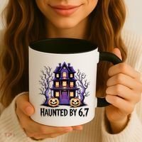 Haunted By 67 Halloween 6-7 Meme Spooky Costume Coffee Mug thumb 3