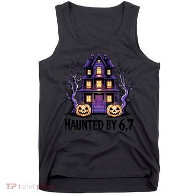 Haunted By 67 Halloween 6-7 Meme Spooky Costume Tank Top