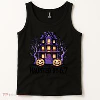 Haunted By 67 Halloween 6-7 Meme Spooky Costume Tank Top thumb 2