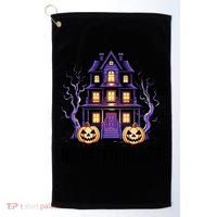 Haunted By 67 Halloween 6-7 Meme Spooky Costume Golf Towel thumb 0