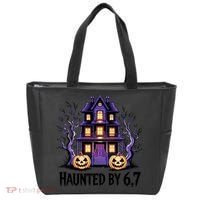 Haunted By 67 Halloween 6-7 Meme Spooky Costume Tote Bag thumb 0