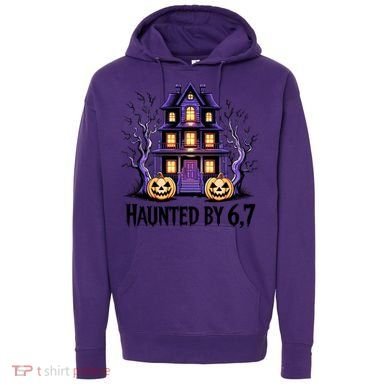 Haunted By 67 Halloween 6-7 Meme Spooky Costume Hoodie