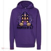 Haunted By 67 Halloween 6-7 Meme Spooky Costume Hoodie thumb 0