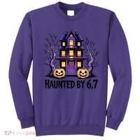 Haunted By 67 Halloween 6-7 Meme Spooky Costume Sweatshirt thumb 0