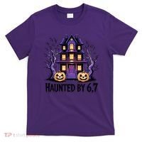Haunted By 67 Halloween 6-7 Meme Spooky Costume T-Shirt thumb 0