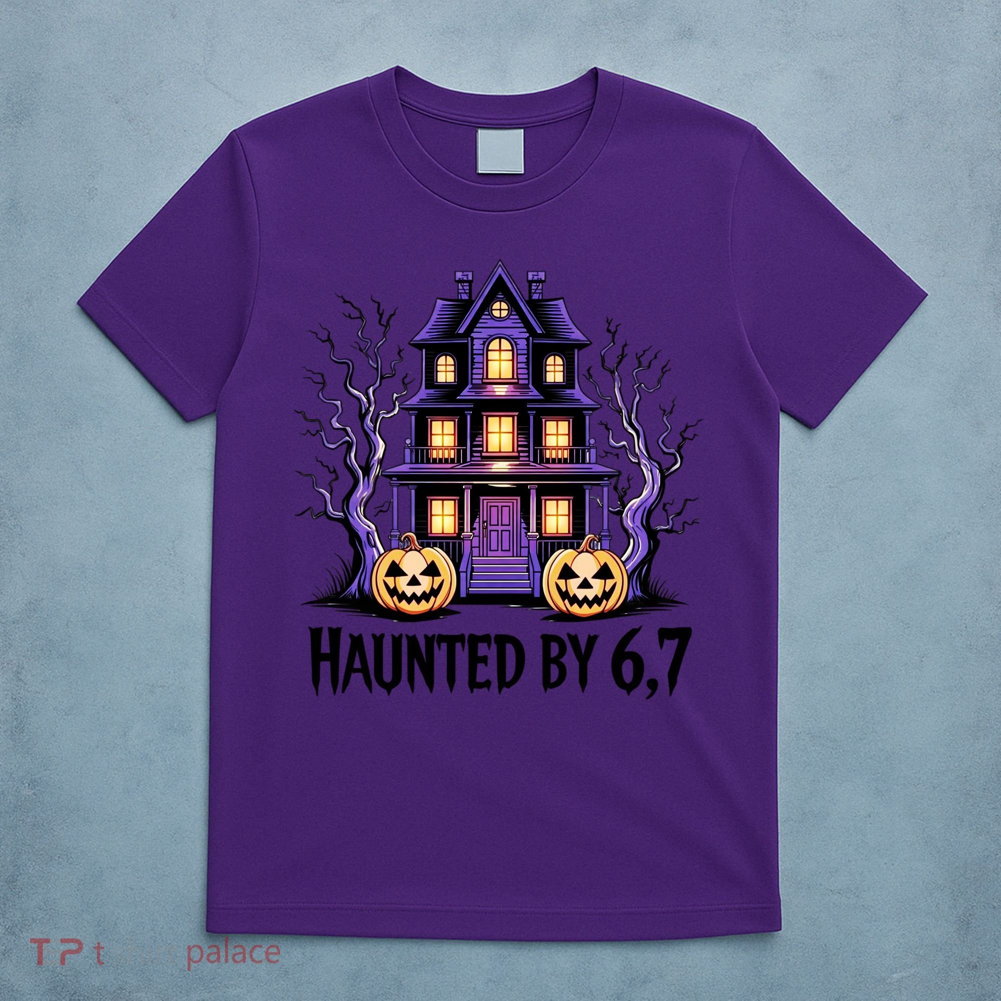 Haunted By 67 Halloween 6-7 Meme Spooky Costume T-Shirt