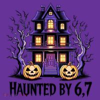Haunted By 67 Halloween 6-7 Meme Spooky Costume Baby Bodysuit thumb 2