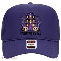 Haunted By 67 Halloween 6-7 Meme Spooky Costume Hat thumb 0