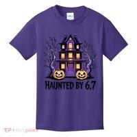 Haunted By 67 Halloween 6-7 Meme Spooky Costume Kids T-Shirt thumb 0