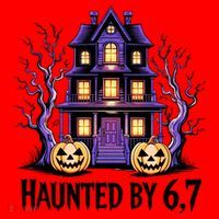 Haunted By 67 Halloween 6-7 Meme Spooky Costume Santa Hat thumb 1