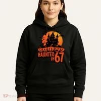 Haunted By 67 Halloween 6-7 Spooky Meme Funny Hoodie thumb 5