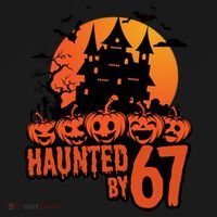 Haunted By 67 Halloween 6-7 Spooky Meme Funny Women's Hoodie thumb 2