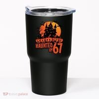 Haunted By 67 Halloween 6-7 Spooky Meme Funny Tumbler thumb 0