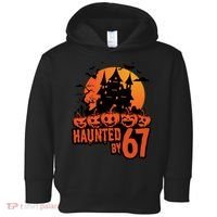 Haunted By 67 Halloween 6-7 Spooky Meme Funny Toddler Hoodie thumb 0