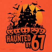 Haunted By 67 Halloween 6-7 Spooky Meme Funny Sweatshirt thumb 2