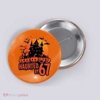 Haunted By 67 Halloween 6-7 Spooky Meme Funny Button thumb 0