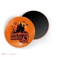 Haunted By 67 Halloween 6-7 Spooky Meme Funny Magnet thumb 0
