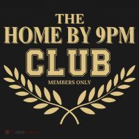 Home By 9pm Club Funny Western Hard Worker Gift Home By 9 Pm Club Visor thumb 3