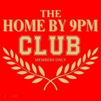 Home By 9pm Club Funny Western Hard Worker Gift Home By 9 Pm Club Santa Hat thumb 1