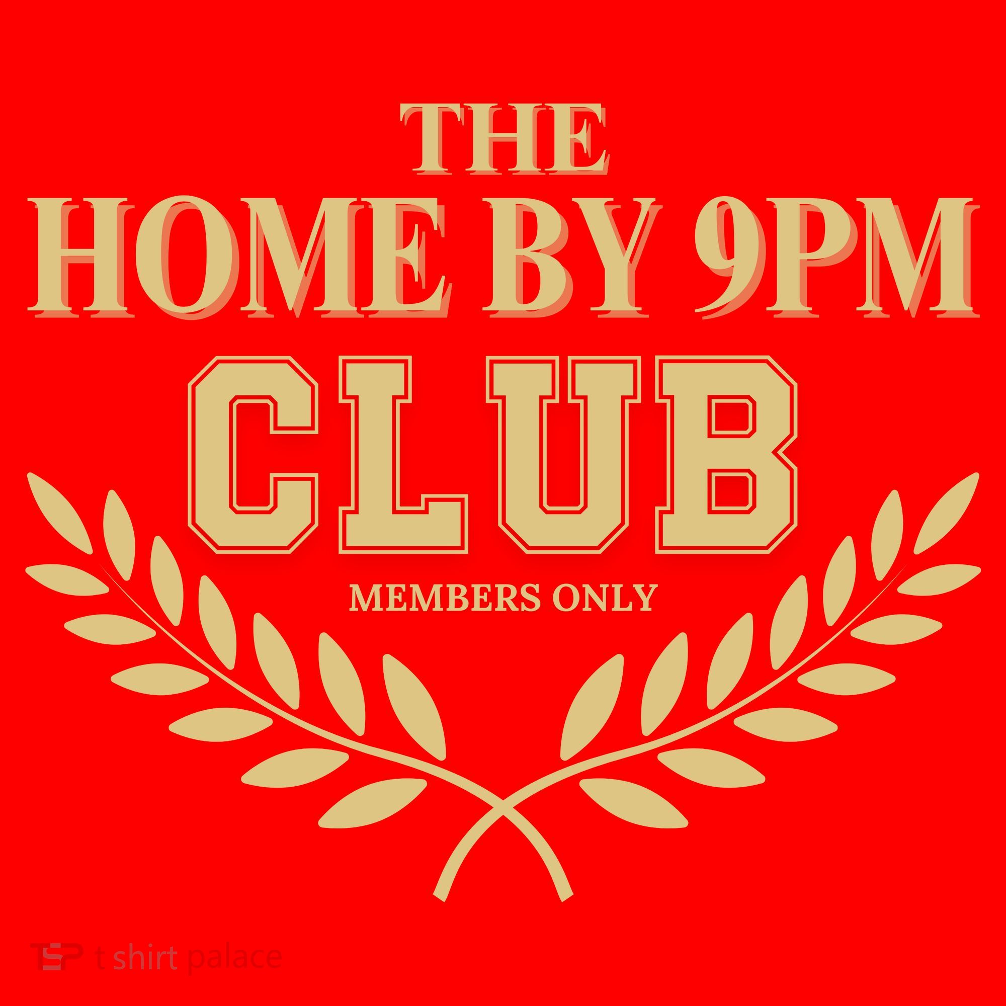 Home By 9pm Club Funny Western Hard Worker Gift Home By 9 Pm Club Santa Hat