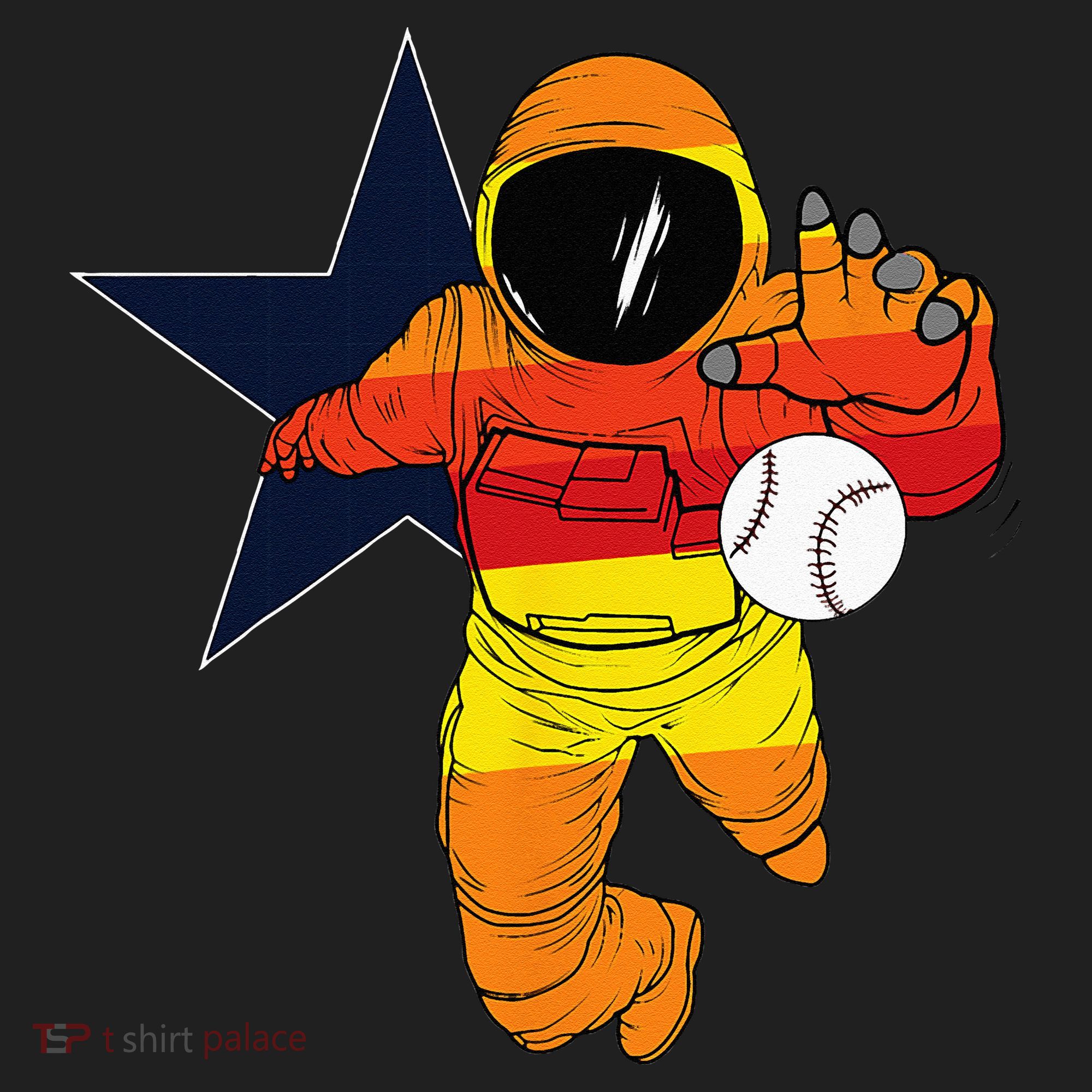 Houston Baseball Astronaut Space City Women's Sweatshirt
