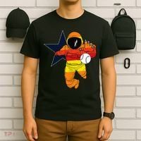 Houston Baseball Astronaut Space City T-Shirt thumb 6