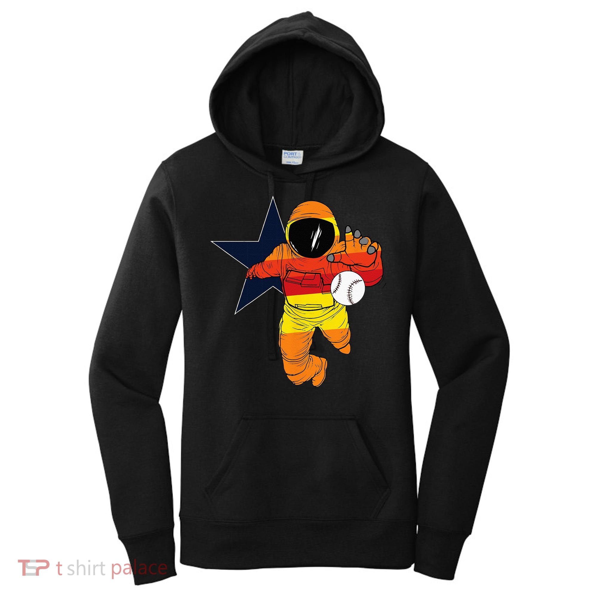 Houston Baseball Astronaut Space City Women's Hoodie