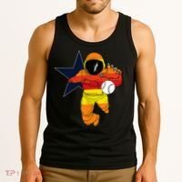 Houston Baseball Astronaut Space City Tank Top thumb 3