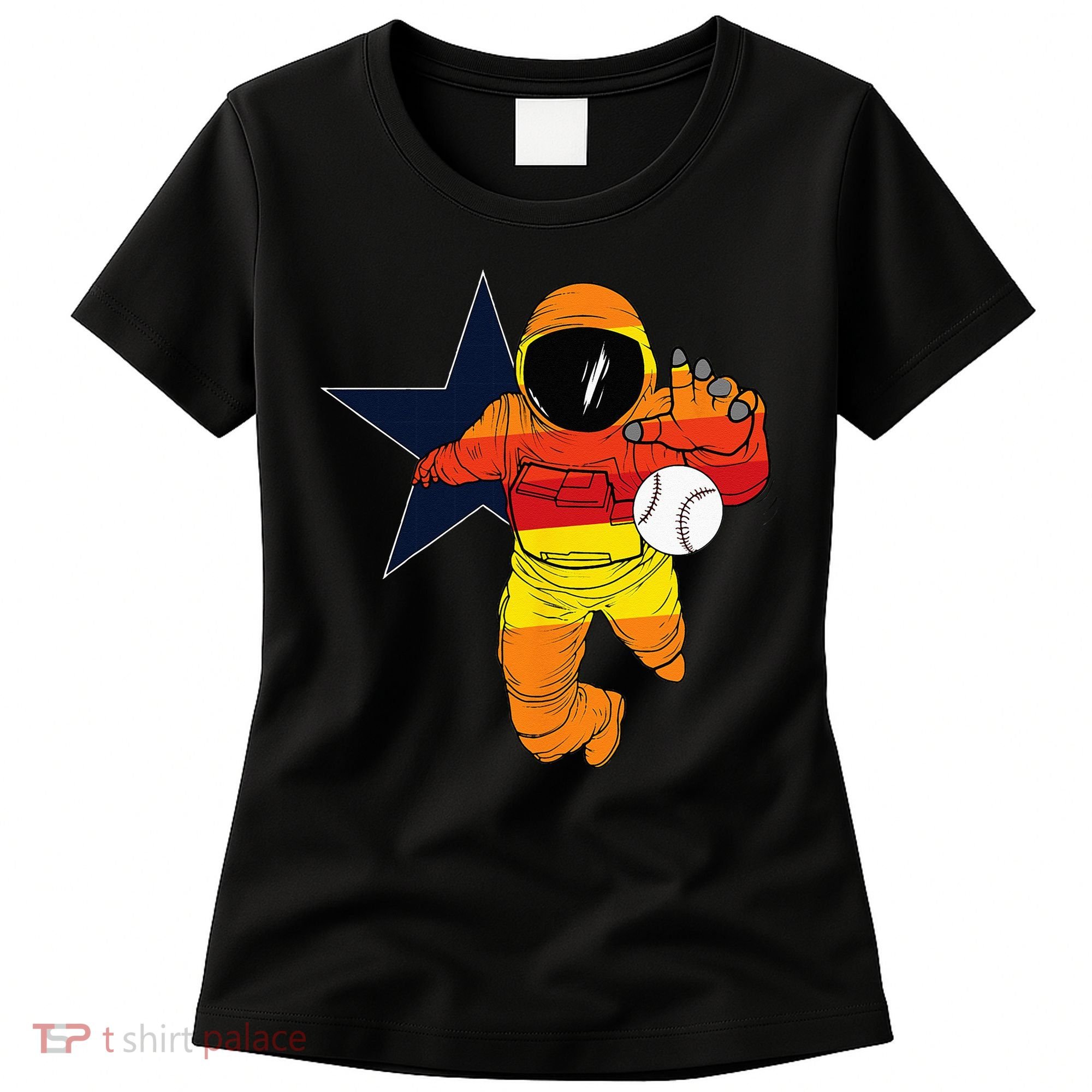 Houston Baseball Astronaut Space City Women's T-Shirt