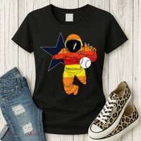 Houston Baseball Astronaut Space City Women's T-Shirt thumb 3