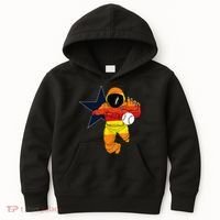 Houston Baseball Astronaut Space City Kids Hoodie thumb 0