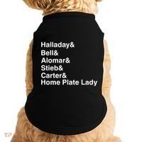 Halladay Bell Alomar Stieb Carter Home Plate Lady Doggie Tank thumb 0