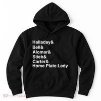 Halladay Bell Alomar Stieb Carter Home Plate Lady Hoodie thumb 0