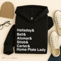 Halladay Bell Alomar Stieb Carter Home Plate Lady Hoodie thumb 4
