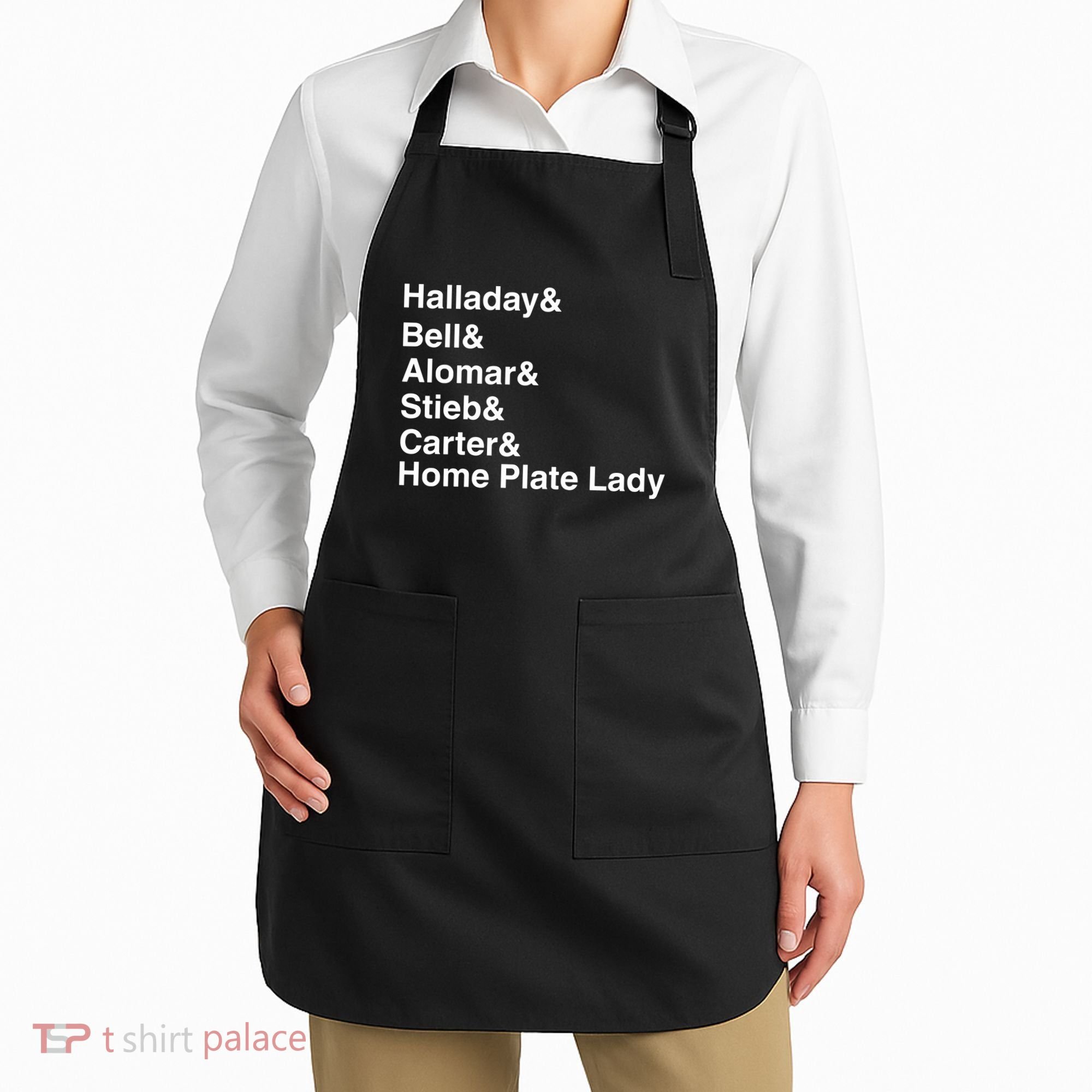 Halladay Bell Alomar Stieb Carter Home Plate Lady Apron