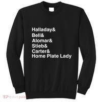 Halladay Bell Alomar Stieb Carter Home Plate Lady Sweatshirt thumb 0