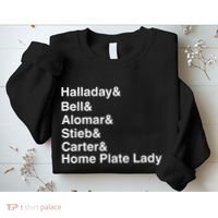 Halladay Bell Alomar Stieb Carter Home Plate Lady Sweatshirt thumb 2