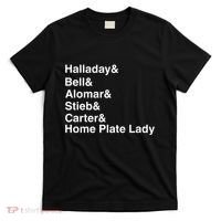 Halladay Bell Alomar Stieb Carter Home Plate Lady T-Shirt thumb 0