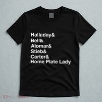 Halladay Bell Alomar Stieb Carter Home Plate Lady T-Shirt thumb 5