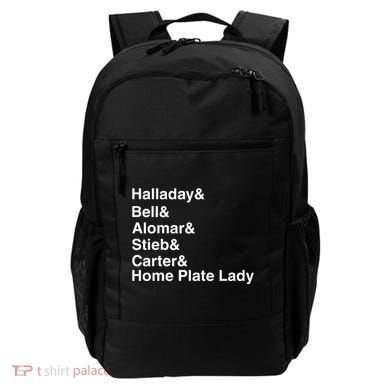 Halladay Bell Alomar Stieb Carter Home Plate Lady Backpack